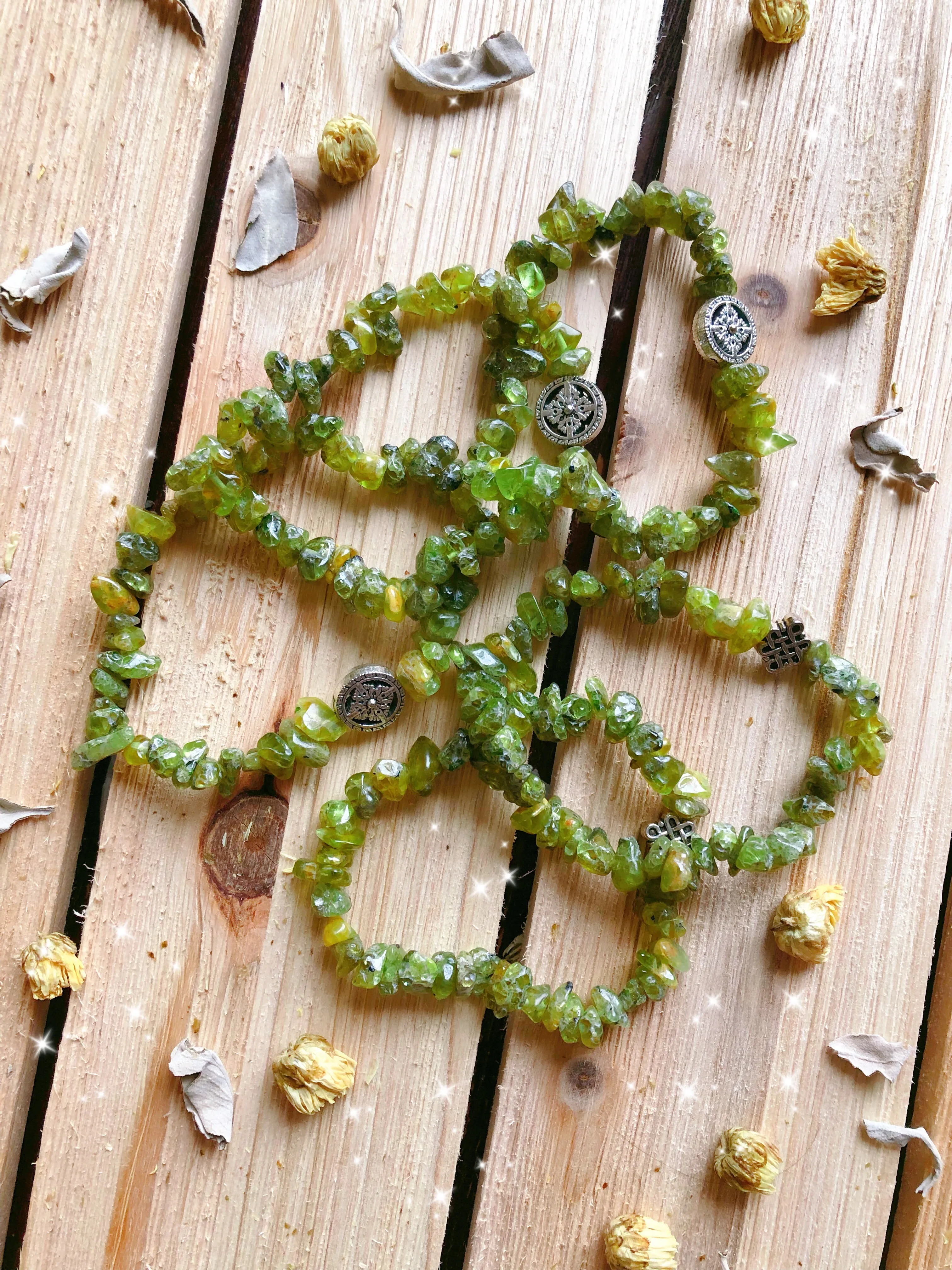 Peridot Bracelet handmade