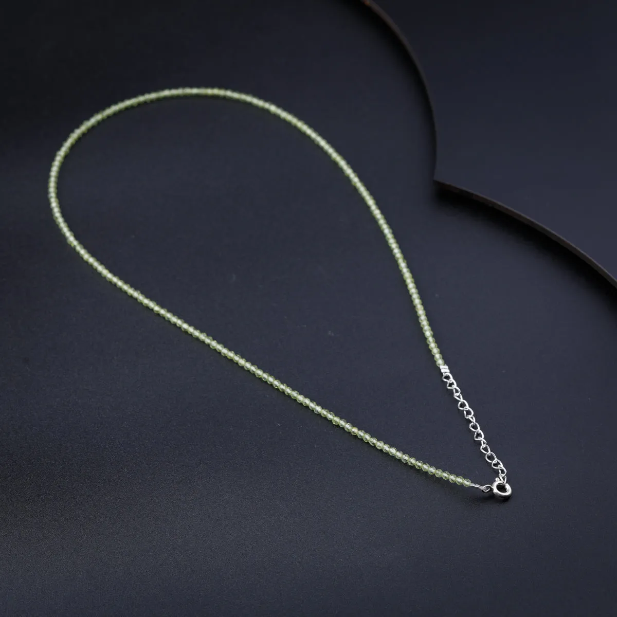 Peridot Silver Necklace