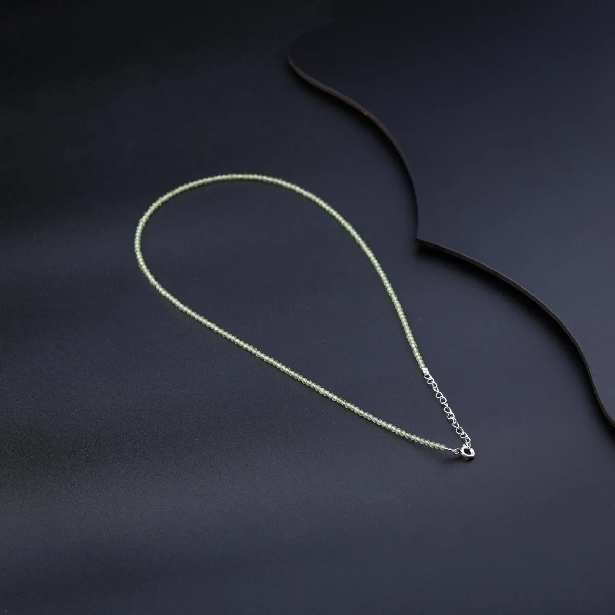 Peridot Silver Necklace