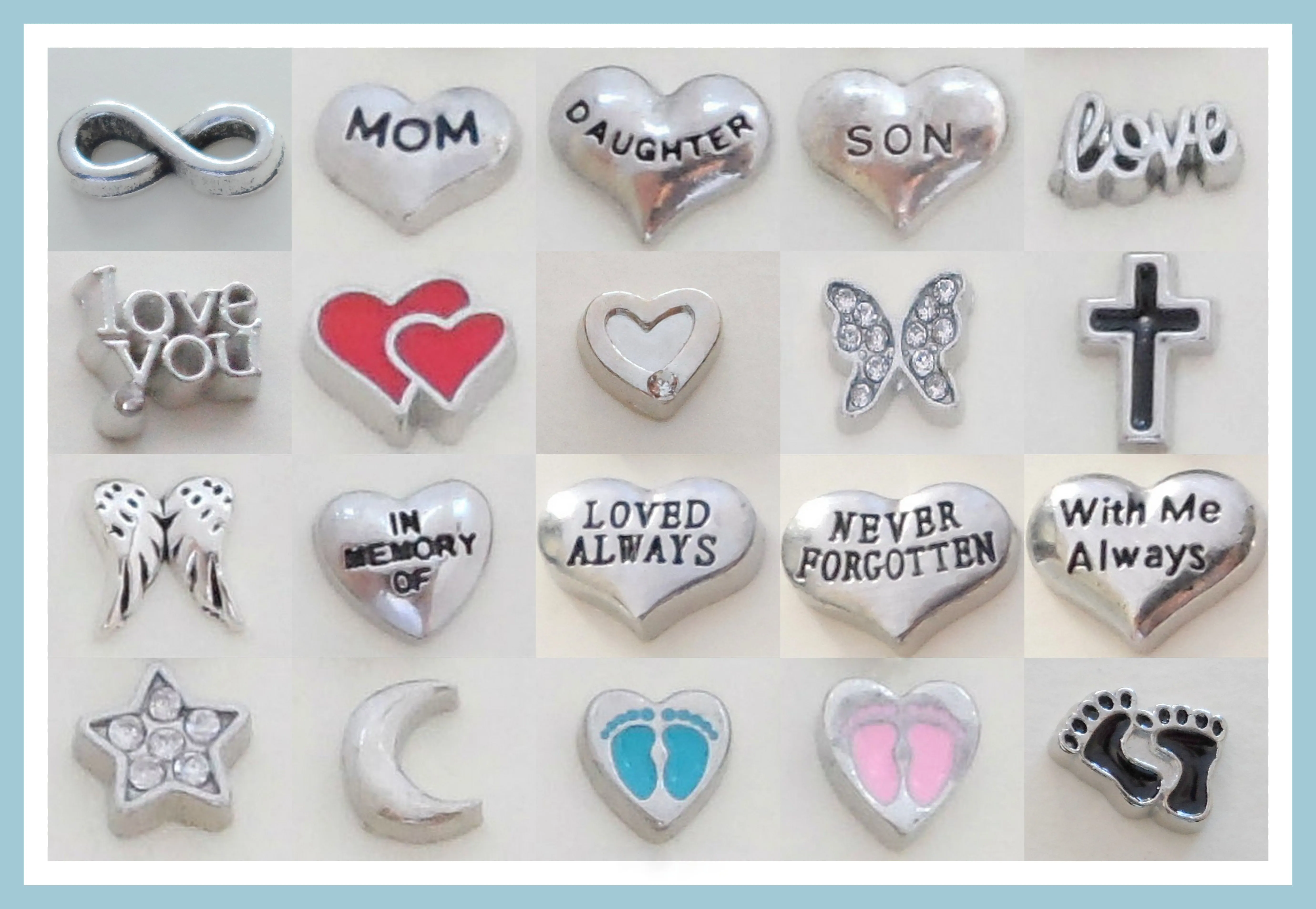Personalized Forever in My Heart Stainless Steel Heart Locket Necklace for Infant Loss Memorial - by Jewelry Everyday