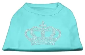 Rhinestone Crown Shirts Aqua M (12)