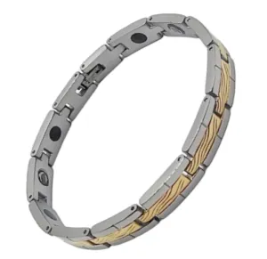 Stainless Steel Magnetic Bracelet With Germanium