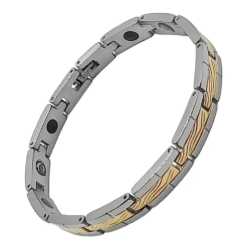 Stainless Steel Magnetic Bracelet With Germanium