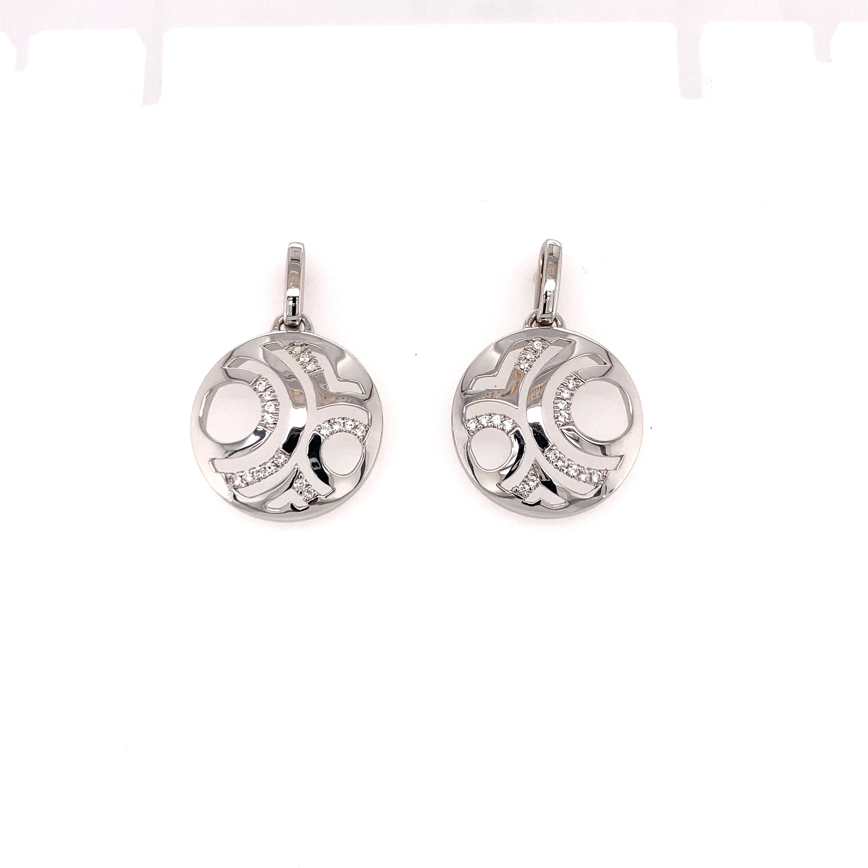 Sterling Silver White Sapphire Earrings