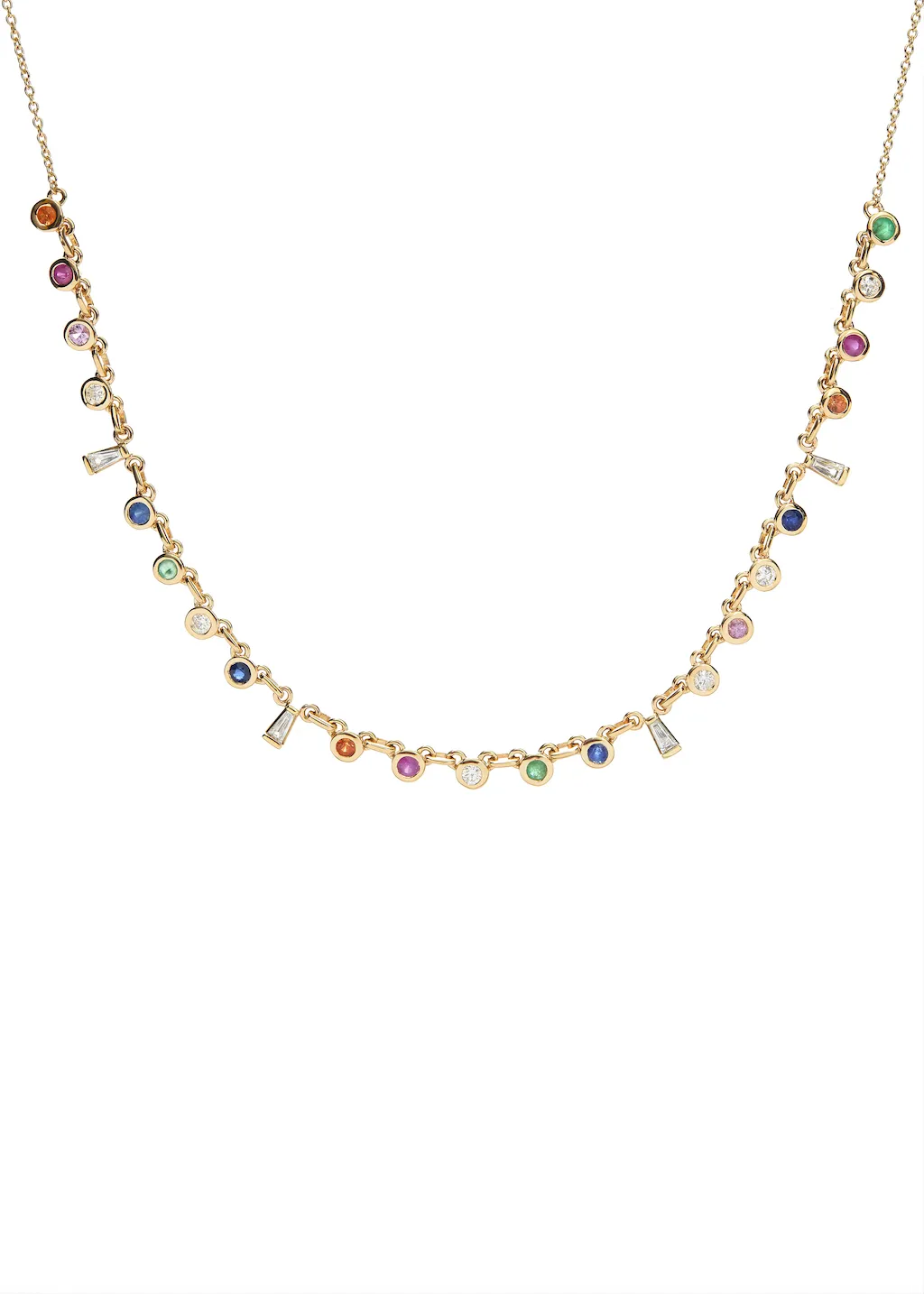 The Bonza Bezel Gem Necklace