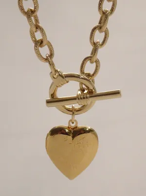 The Heart Locket Toggle Necklace