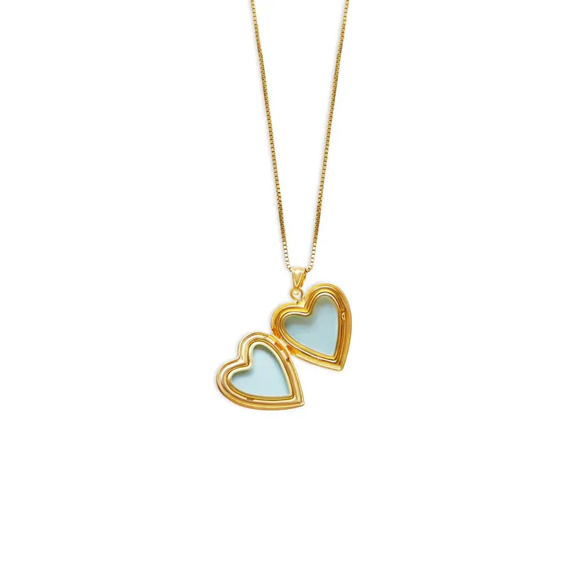 THE I LOVE YOU ROSE HEART PHOTO LOCKET