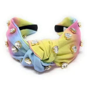 Tie Dye Embellished Knot Headband (more colors)
