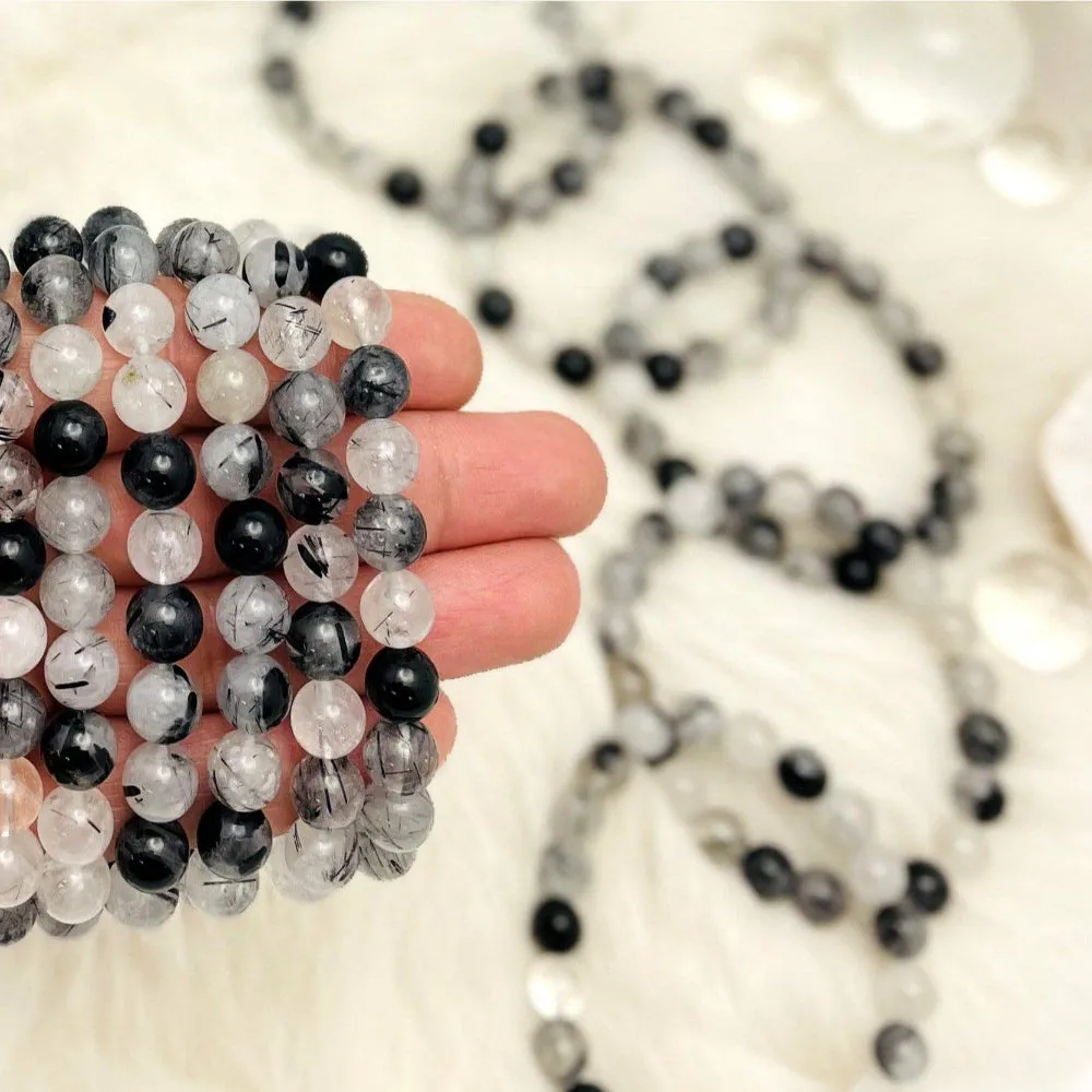 Tourmalined Quartz Bracelet