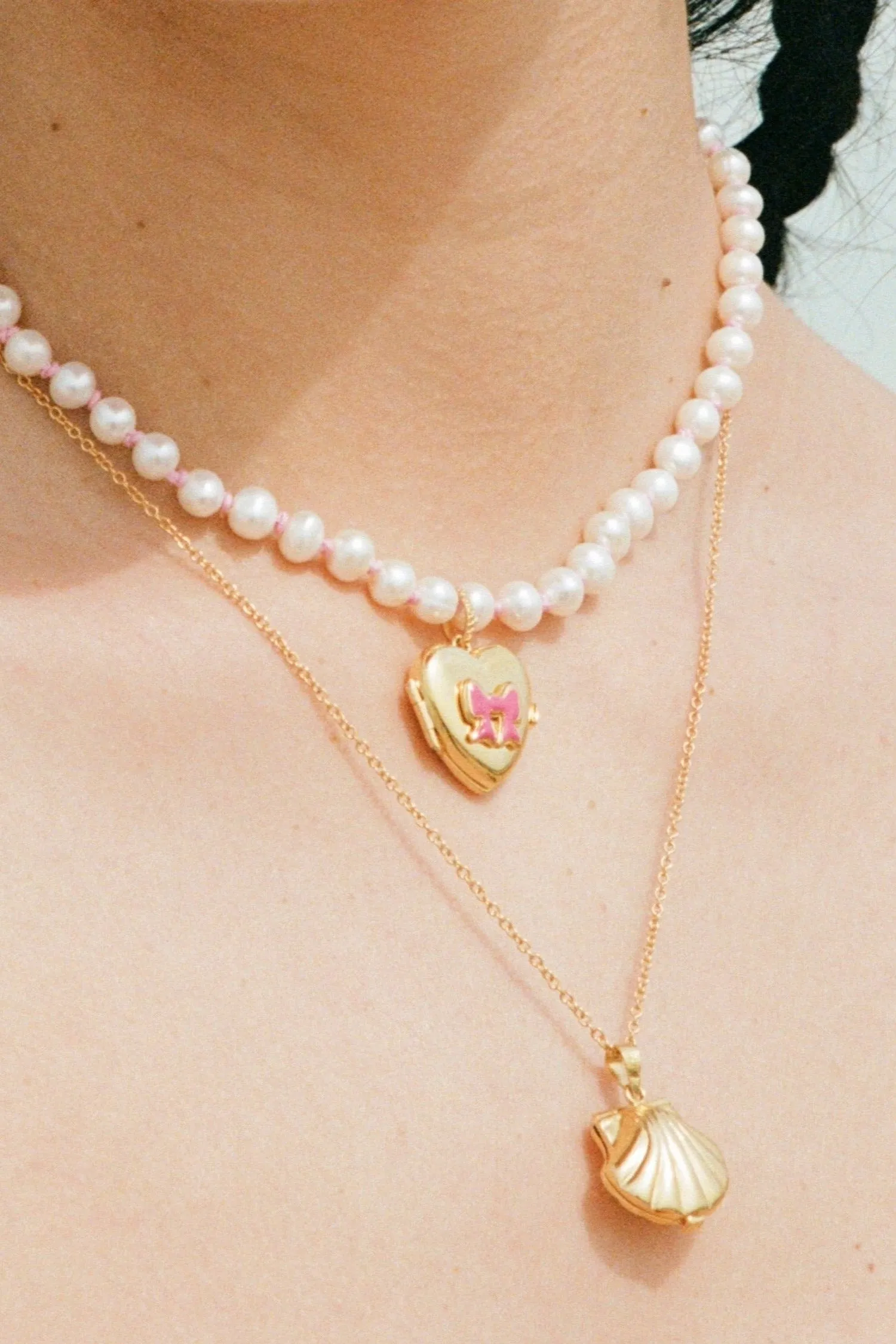 Under the Sea Locket with Skinny Chain
