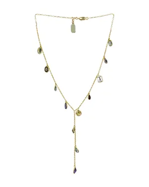 Yaeli Multi Gemstone Necklace