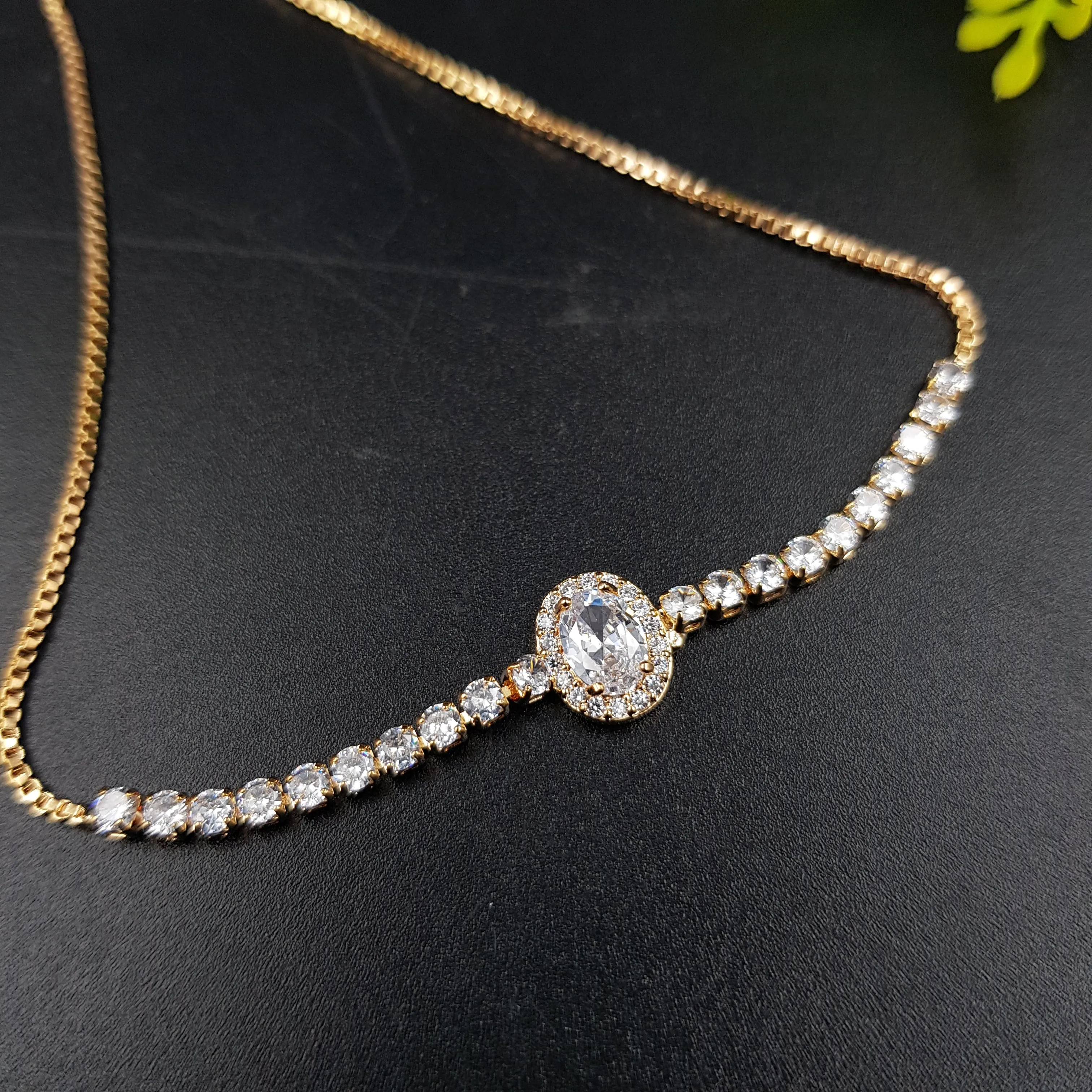 Zircon/AD Bracelet 10468-28